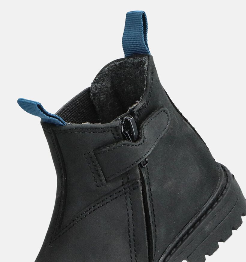 Bonton Bottines Chelsea en Noir pour filles, garçons (363289) - pour semelles orthopédiques