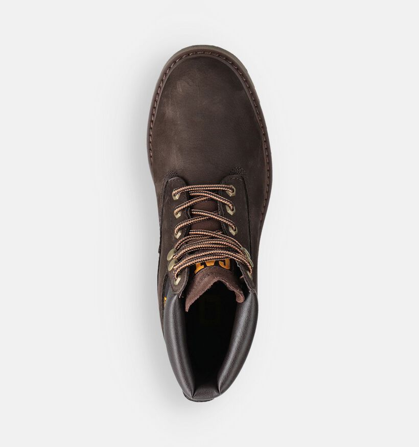 Caterpillar Boots à lacets en Marron pour hommes (361122) - pour semelles orthopédiques