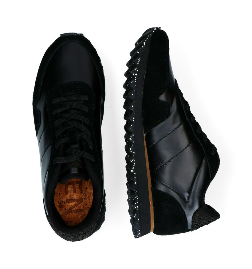 Woden Nora Baskets en Noir en daim (294619)
