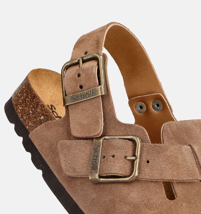 Scholl Olivier Backstrap Cognac Slippers voor heren (370646)