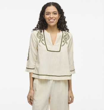 Vila Blouses Beige