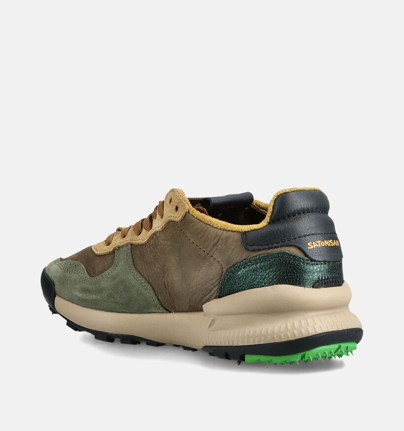 Satorisan Chacrona Premium Kaki Sneakers voor dames (361788) - geschikt voor steunzolen