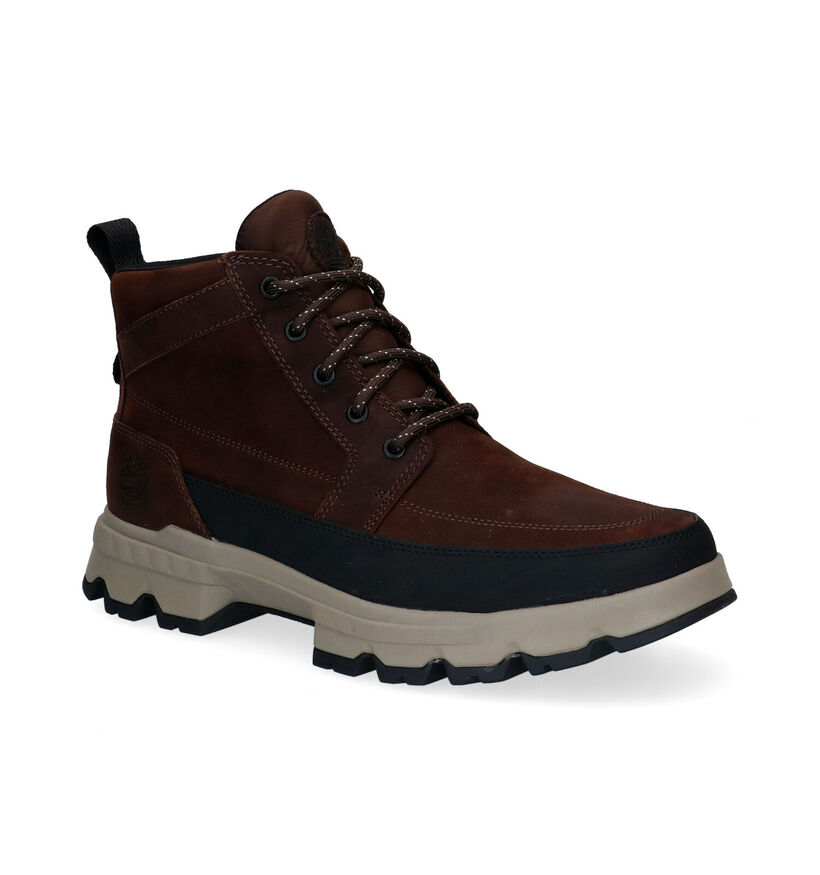 Timberland Originals Ultra WP Chukka Bottines en Brun pour hommes (294385) - pour semelles orthopédiques