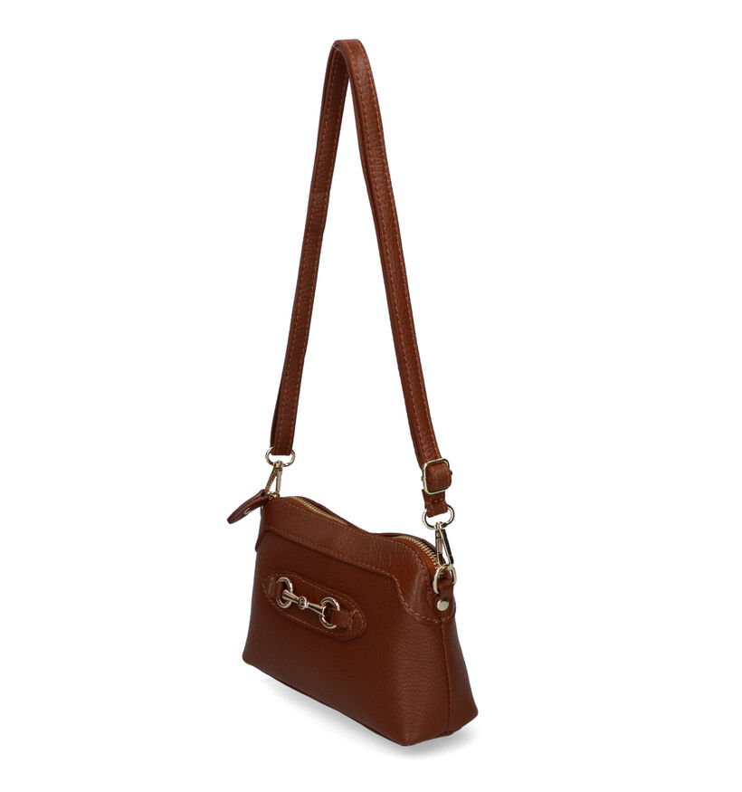 Dolce C. Groene Crossbody Tas in leer (324228)