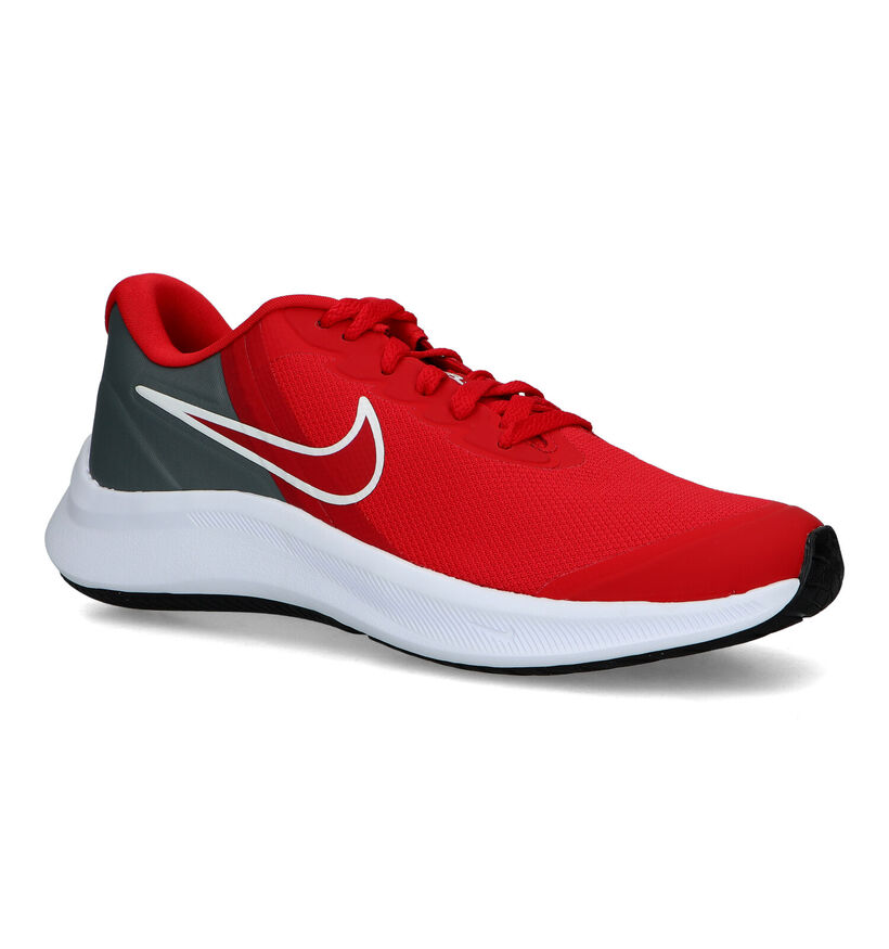 Nike Star Runner 3 Rode Sneakers voor jongens, meisjes (325366)