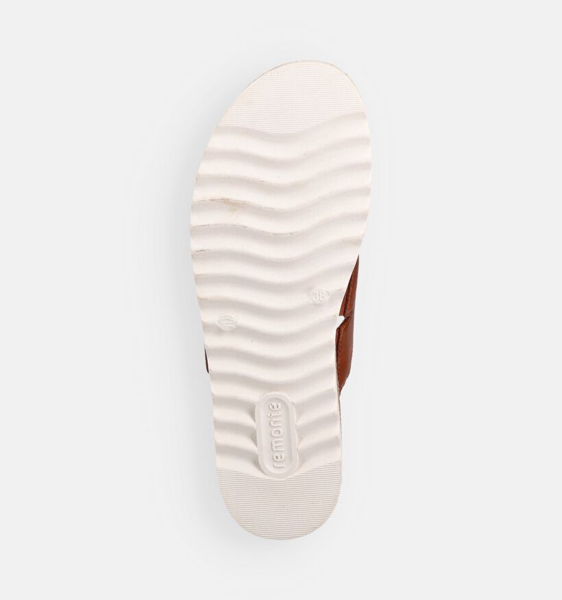 Remonte Cognac Slippers voor dames (370457) - geschikt voor steunzolen