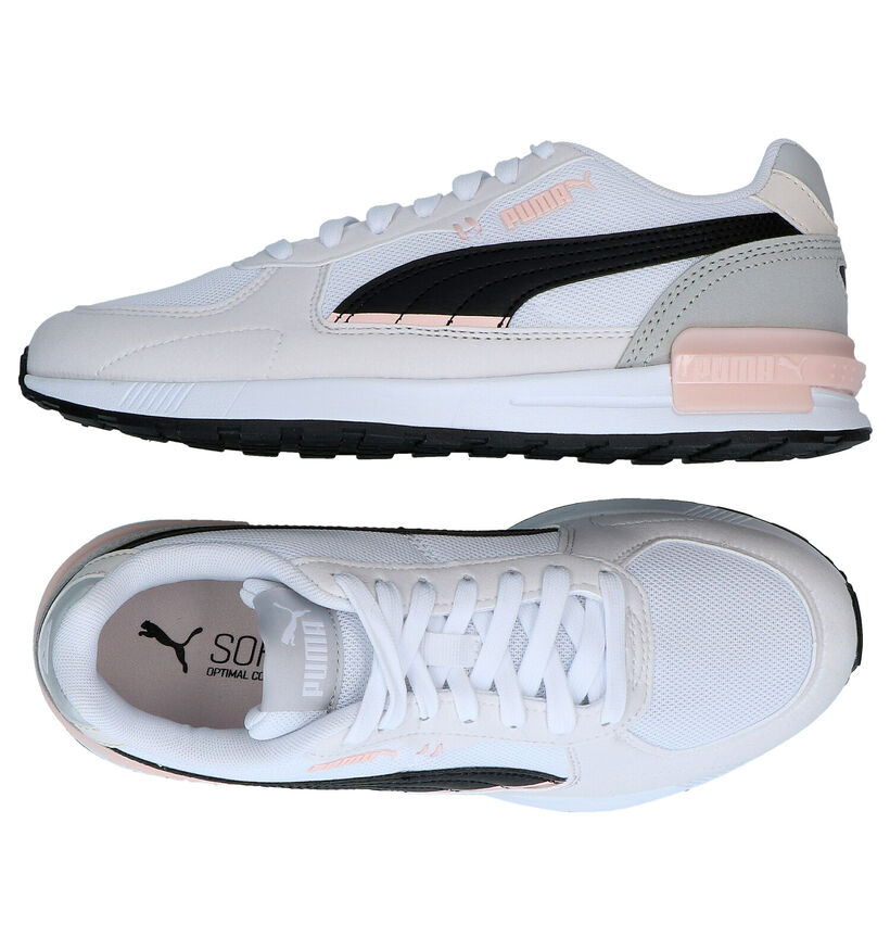 Puma Graviton Baskets en Blanc en simili cuir (293498)