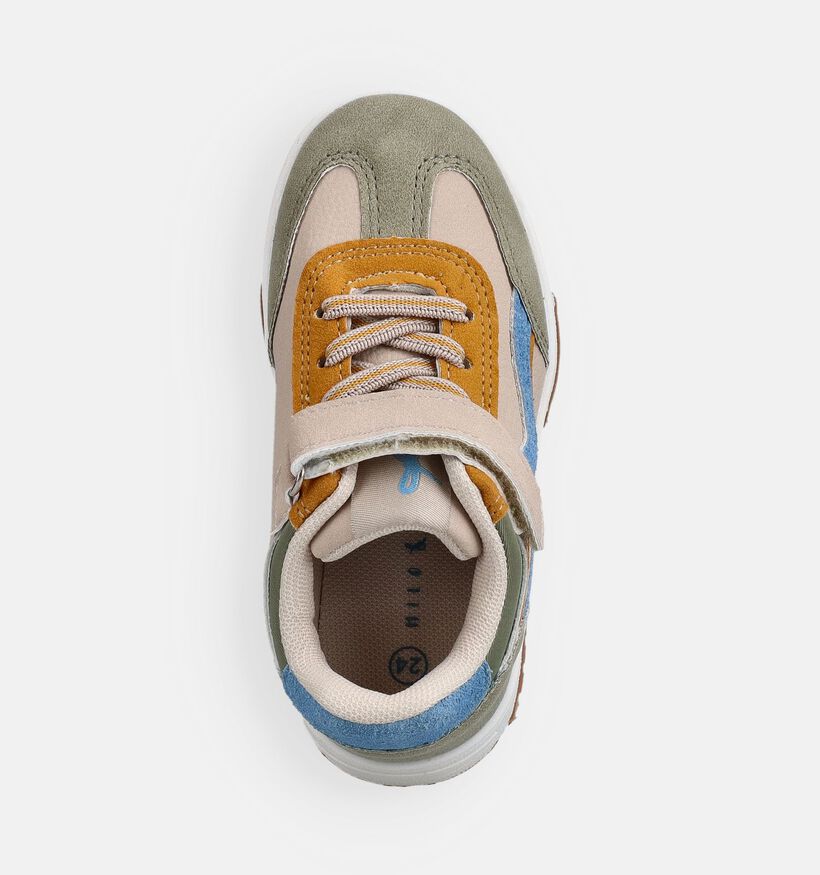 Milo & Mila Baskets en Beige/Color block pour gar&ccedil;ons (371096)