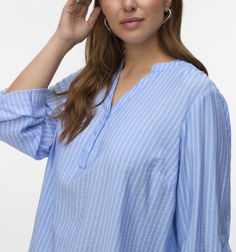 Vero Moda Curve Kaja Blauwe Blouse voor dames (367785)