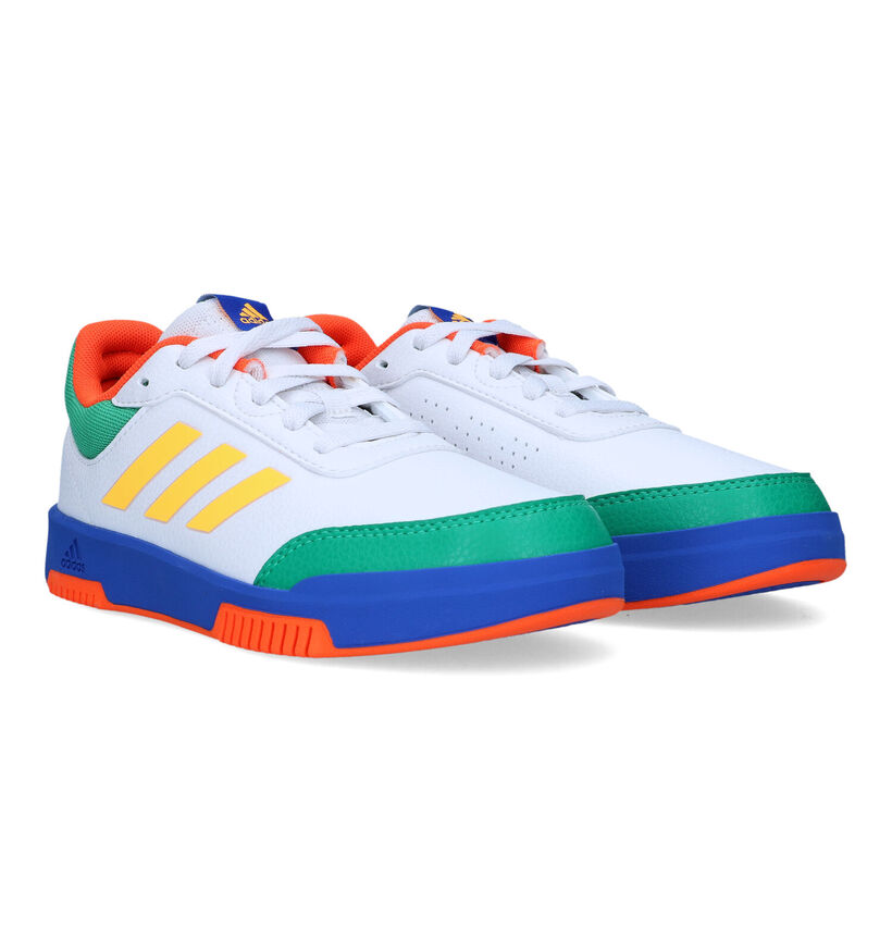 adidas Tensaur Sport 2.0 Witte Sneakers voor jongens (324106)