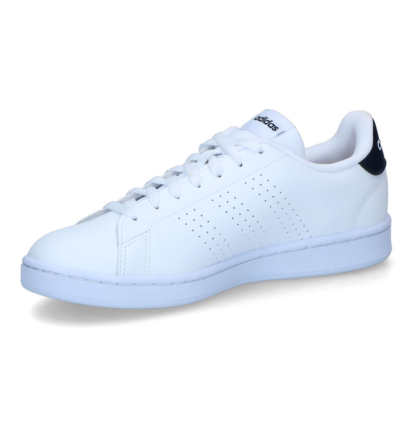 adidas Advantage Baskets en Blanc pour hommes (319044) - pour semelles orthopédiques