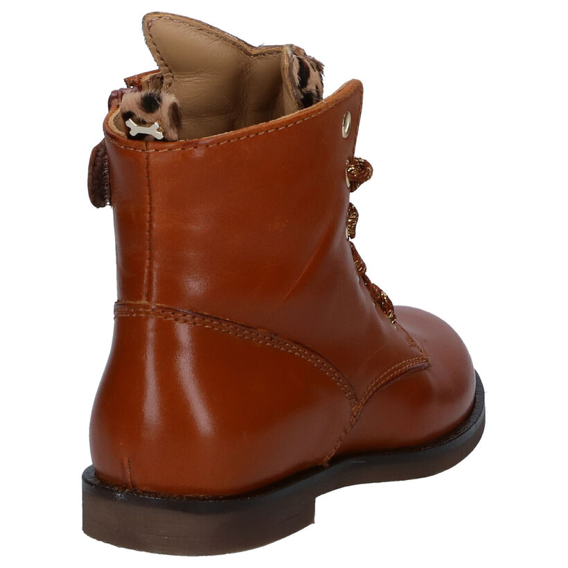 STONES and BONES Caste Bottines en Cognac pour filles (295053) - pour semelles orthopédiques