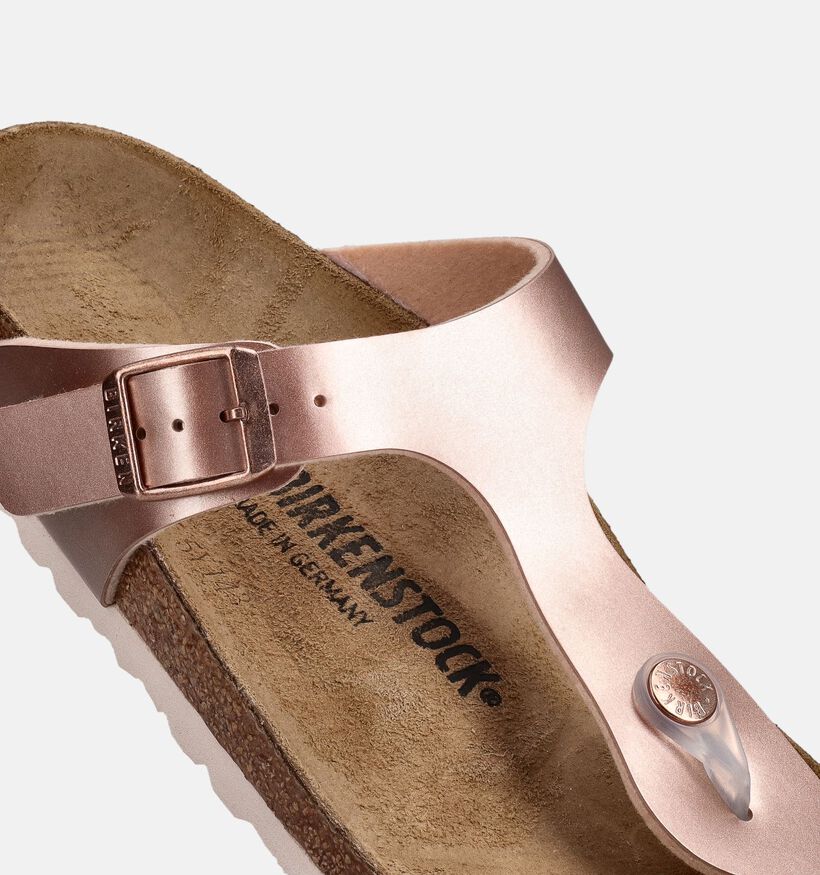 Birkenstock Gizeh Rose Gold Teenslippers voor meisjes (368282)