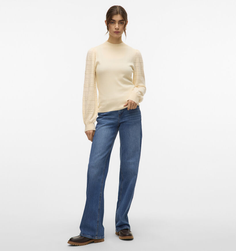 Vero Moda New Limone Lichtbeige Trui voor dames (361215)