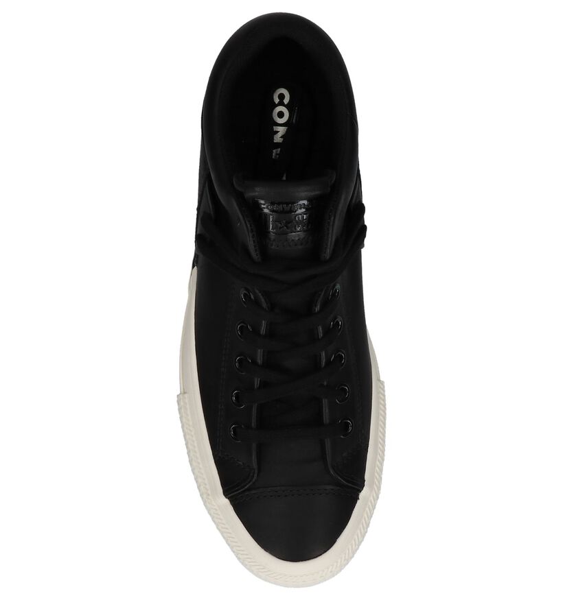 Converse Chuck Taylor All Star Baskets basses en Noir en cuir (222581)