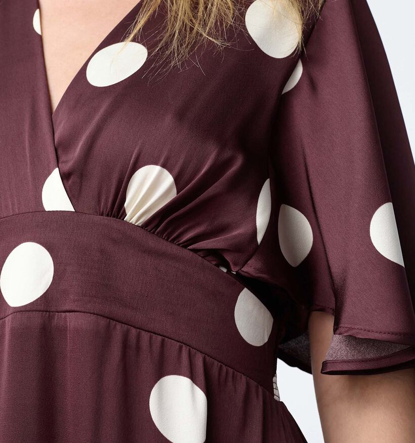 Sisters Point Gisela Bordeaux Midi-Jurk voor dames (384354)