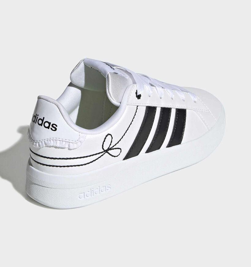 adidas Grand Court 3.0 Witte Sneakers voor meisjes (375409)