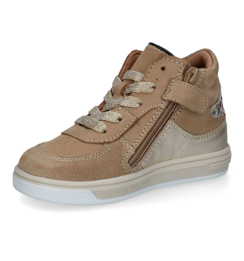 Hip Chaussures hautes en Beige foncé pour filles (315574) - pour semelles orthopédiques