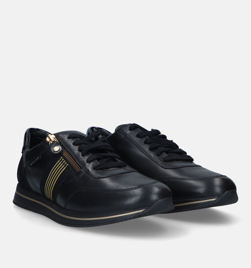 Mephisto Lucille Zwarte Sneakers voor dames (330743) - geschikt voor steunzolen