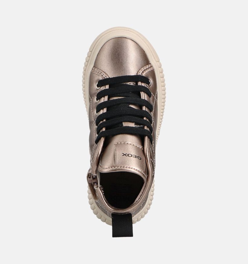 Geox Laquinny Hoge Gouden Sneakers voor meisjes (361921) - geschikt voor steunzolen