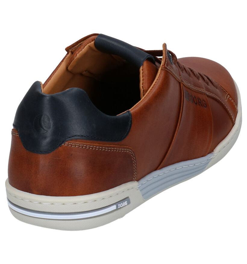 Björn Borg Cay Lea Cognac Veterschoenen in leer (278773)