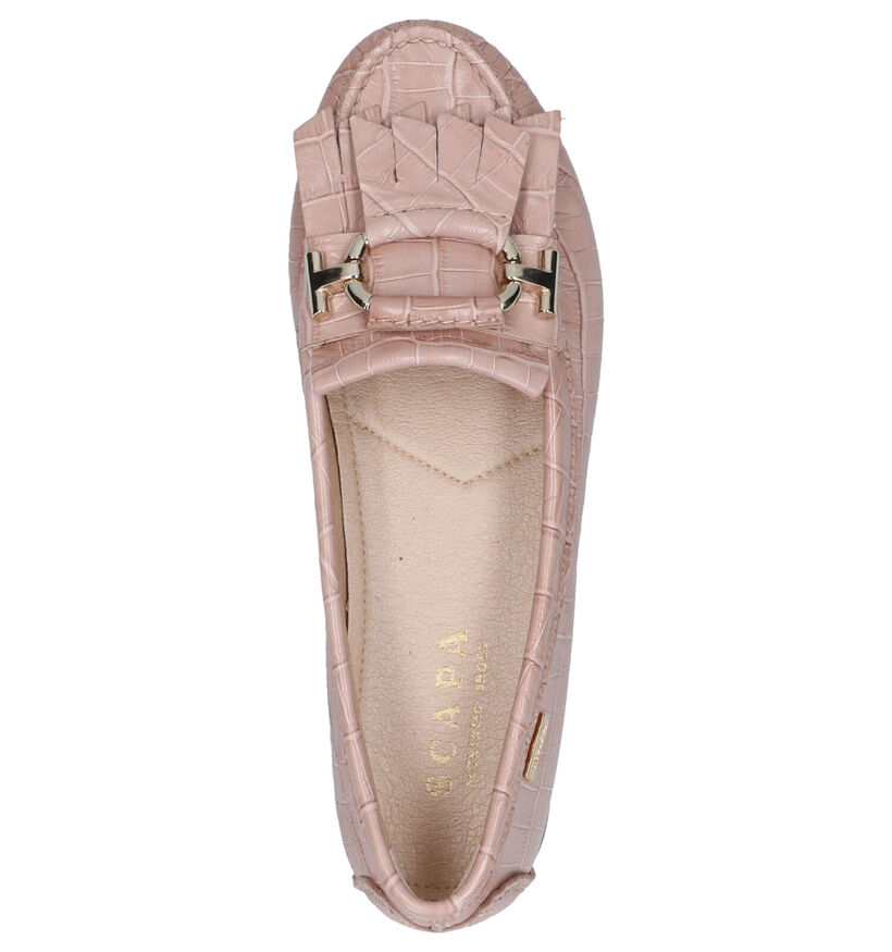 Scapa Loafers en Rose clair en cuir (270317)