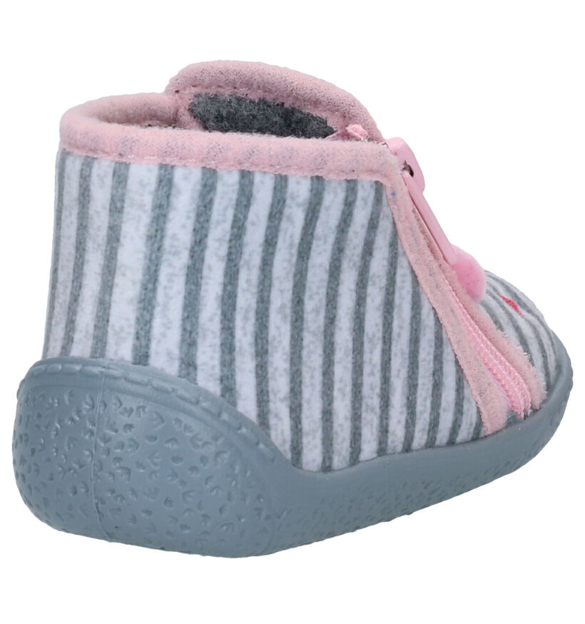 Slipper Club Xadage Grijze Pantoffels in stof (292460)