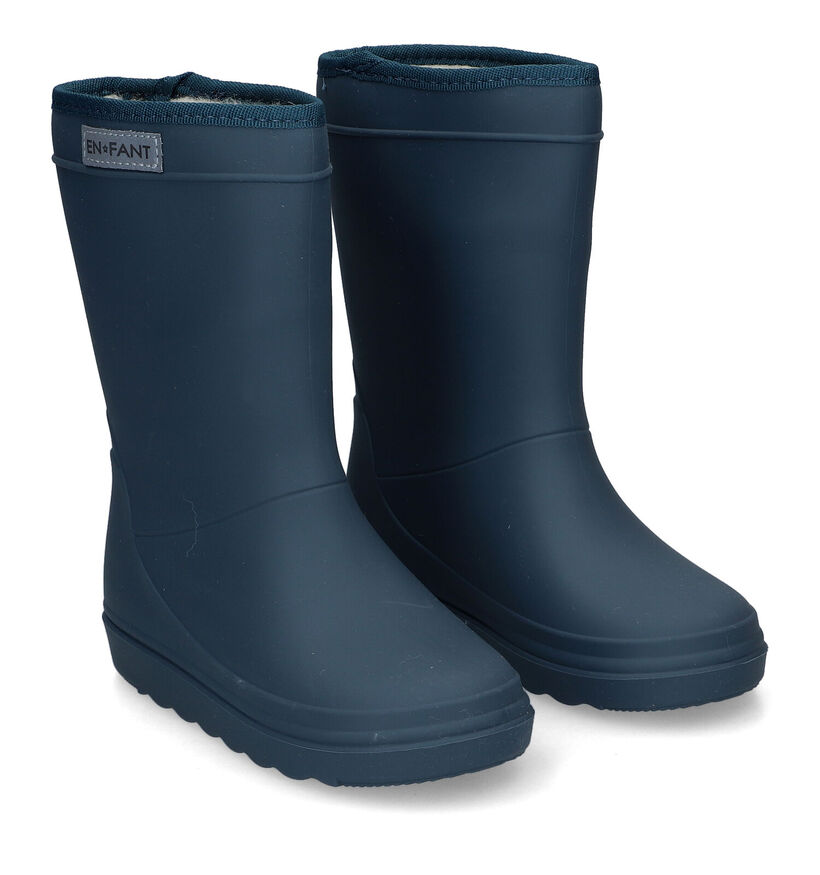 Enfant Bottes de pluie en Bleu foncé pour garçons (312734)