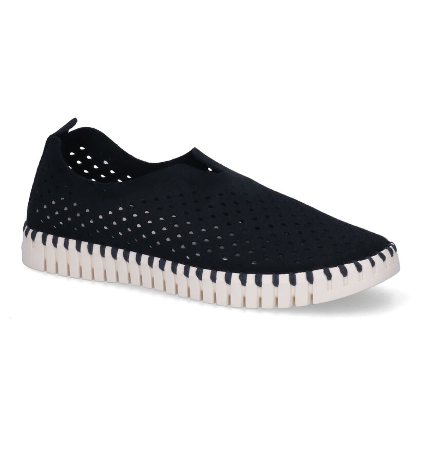 Ilse Jacobsen Tulip Chaussures à enfiler en Bleu pour femmes (340287) - pour semelles orthopédiques