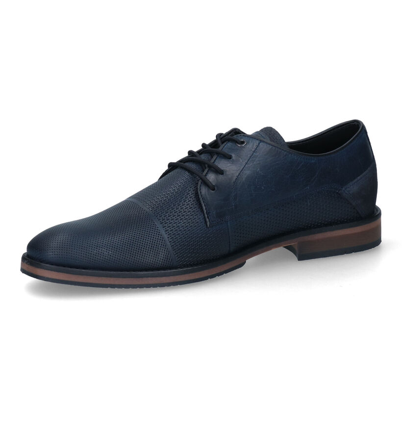 Bullboxer Chaussures classiques en Bleu pour hommes (318469) - pour semelles orthopédiques