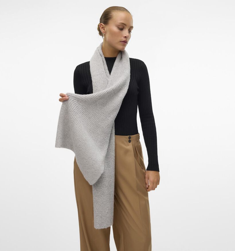 Vero Moda Gila Rib Grijze Sjaal voor dames (352432)