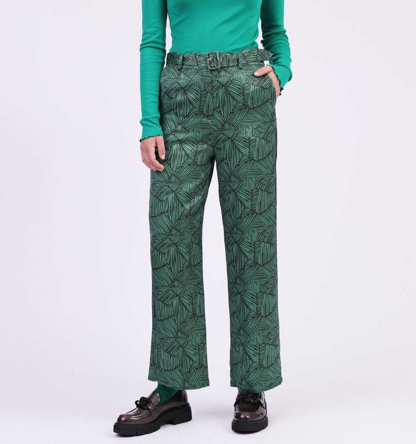 Vila Surine Groene Wijde Broek voor dames (317922)