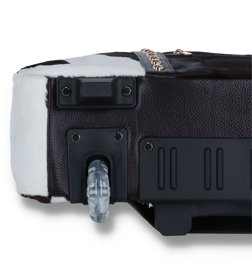 Olivia Lauren Cowhide Sac ordinateur en Noir pour femmes (364302)