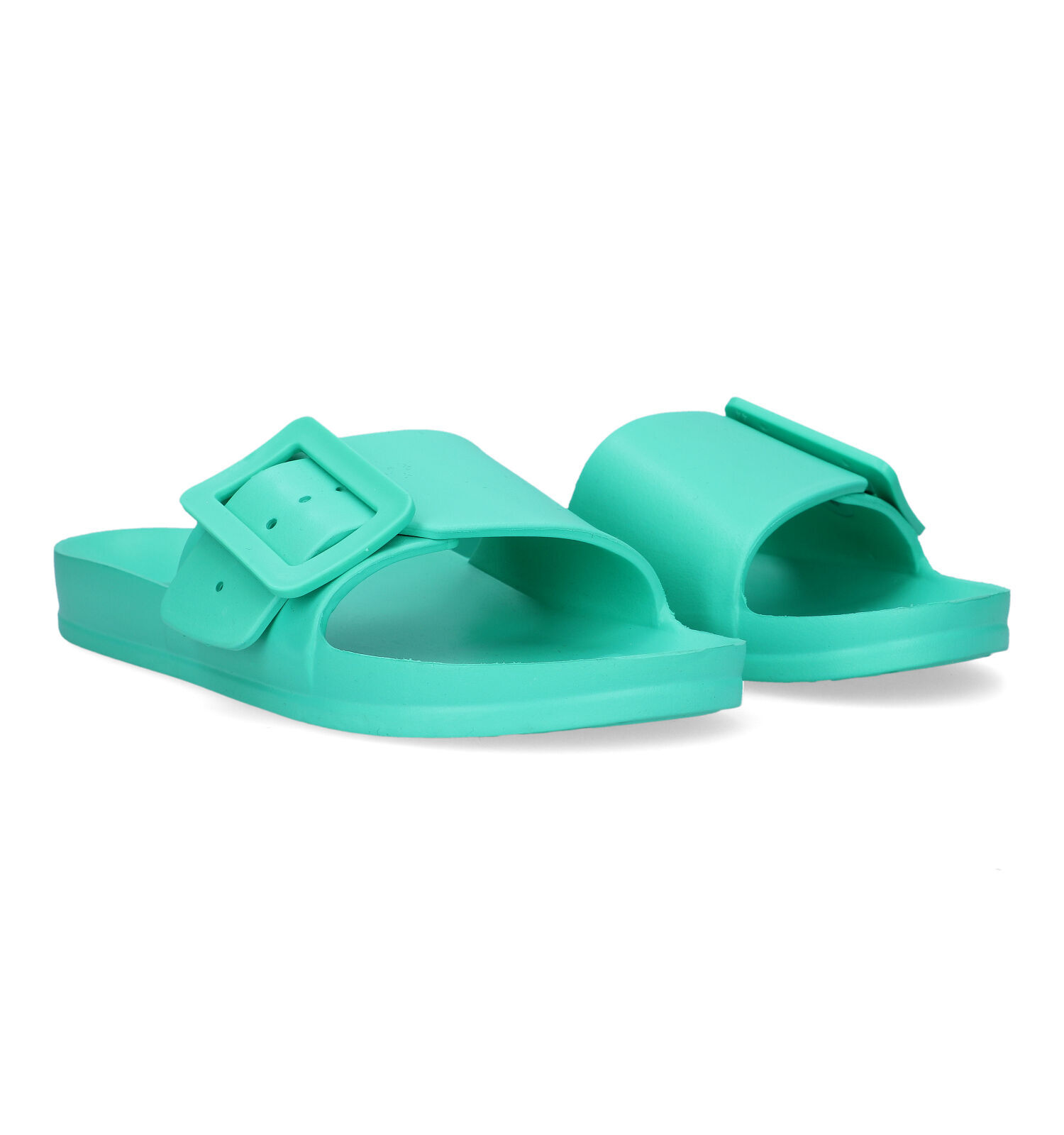 Badslippers groen