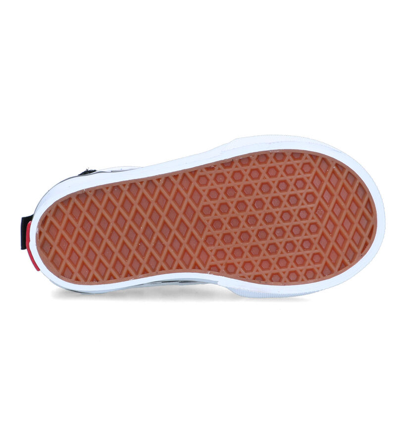 Vans TD Ward Zwarte Slip-on Sneakers voor jongens, meisjes (321087)