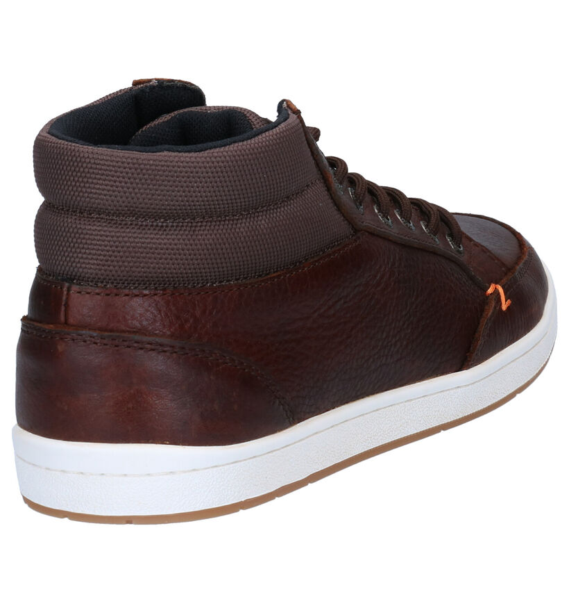 Hub Industry 2.0 Bottines en Cognac pour hommes (314729) - pour semelles orthopédiques
