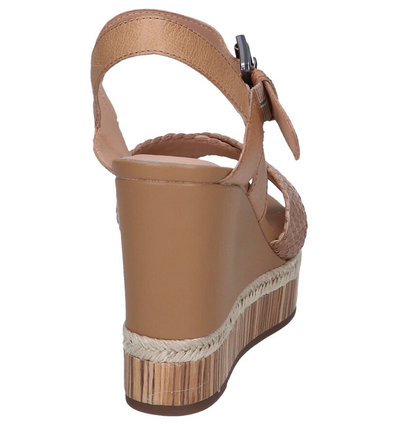 Cognac Sandalen Geox Yulimar in leer (240309)