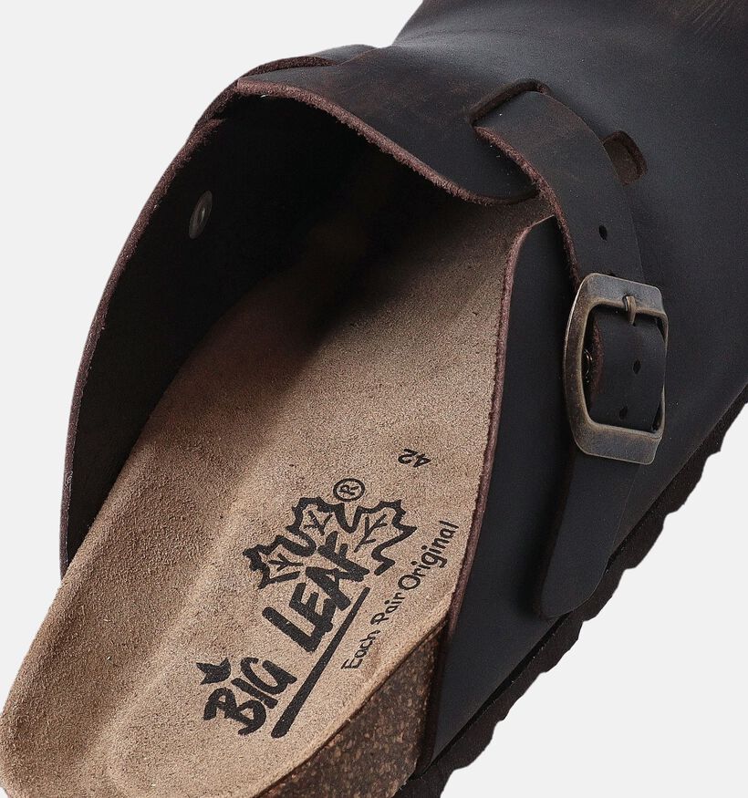 Big Leaf Nu-pieds casual en Marron pour hommes (356525)