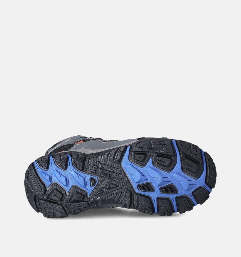 Regatta Holcombe Mid Jnr Grijze Wandelschoenen voor jongens (361297) - geschikt voor steunzolen