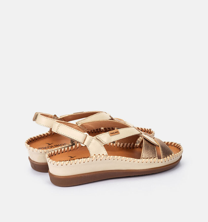 Pikolinos Cadaques Sandales plates en Beige pour femmes (370550)