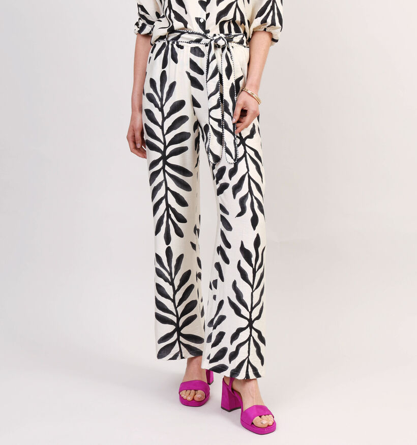 SISTERS POINT Ella Pantalons classiques en Blanc pour femmes (365976)