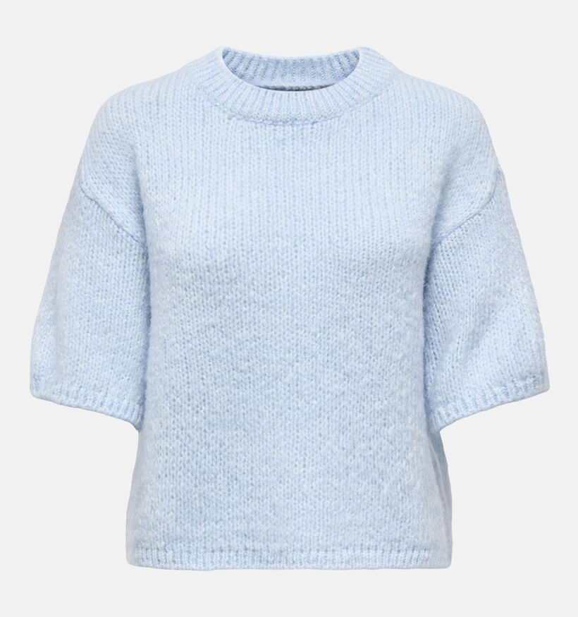 JDY Linea Lichtblauwe Trui met Halflange Mouwen voor dames (367888)