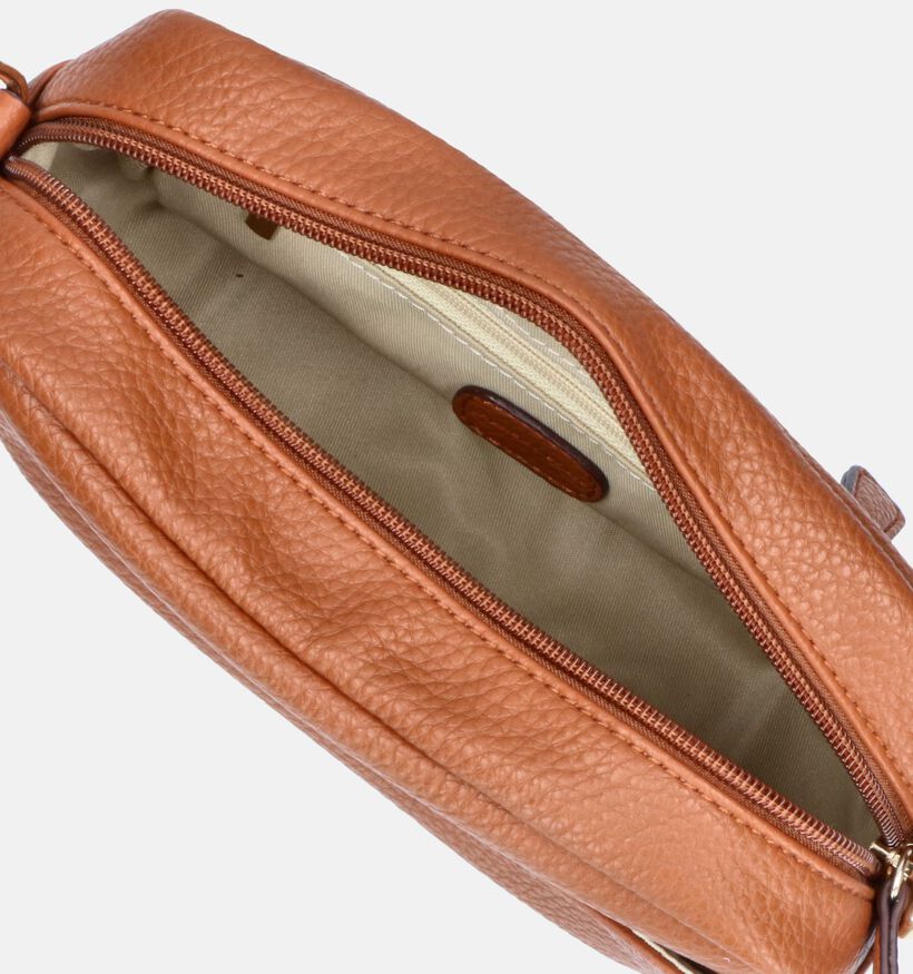 Laurent David Nos 016 Sac porté croisé en Cognac pour femmes (349833)