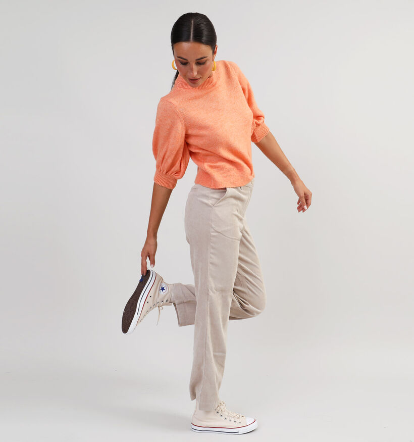 Vila Biola Oranje Knit trui voor dames (350567)