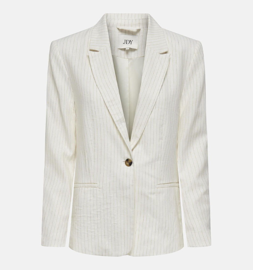 JDY Petra Blazer en lin en Blanc pour femmes (342185)