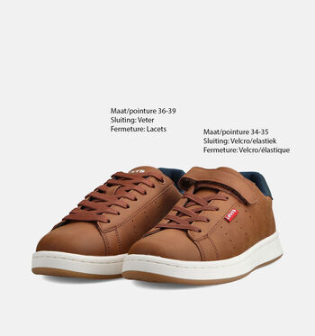 Levi's Low Baskets Cognac