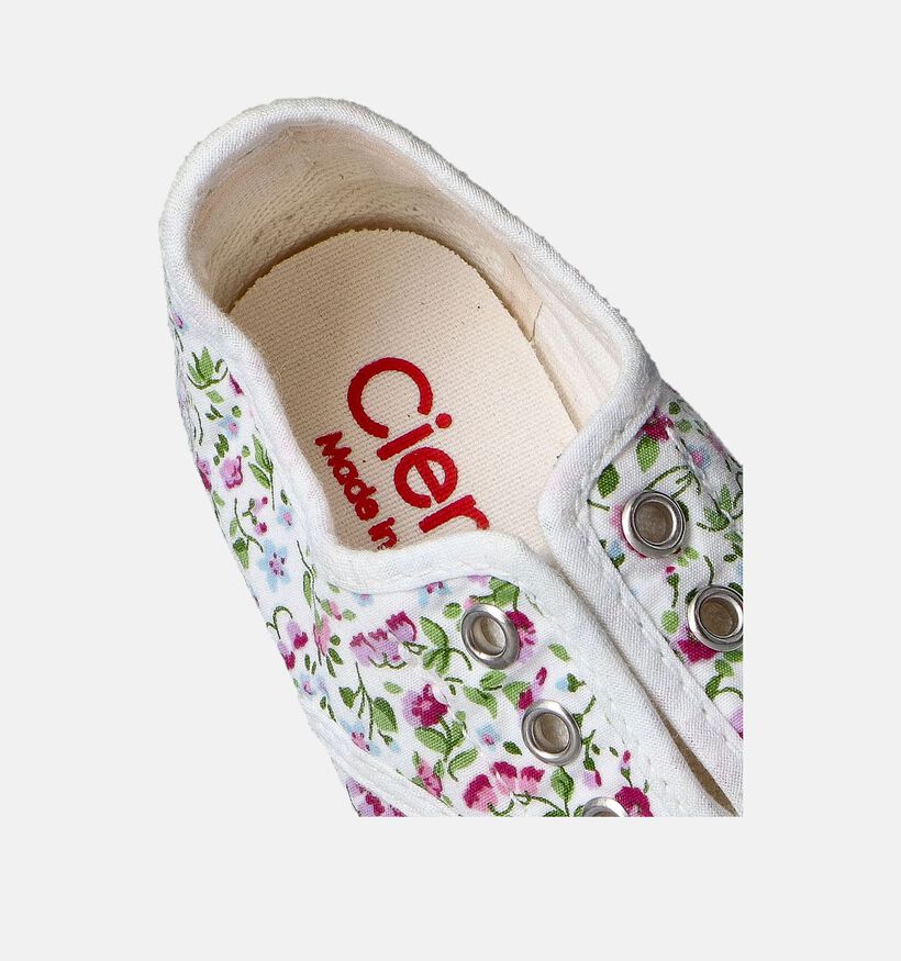 Cienta Witte Slip-ons voor meisjes (355427) - geschikt voor steunzolen
