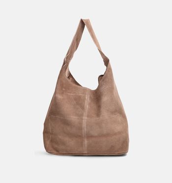DSTRCT Schoudertassen Taupe