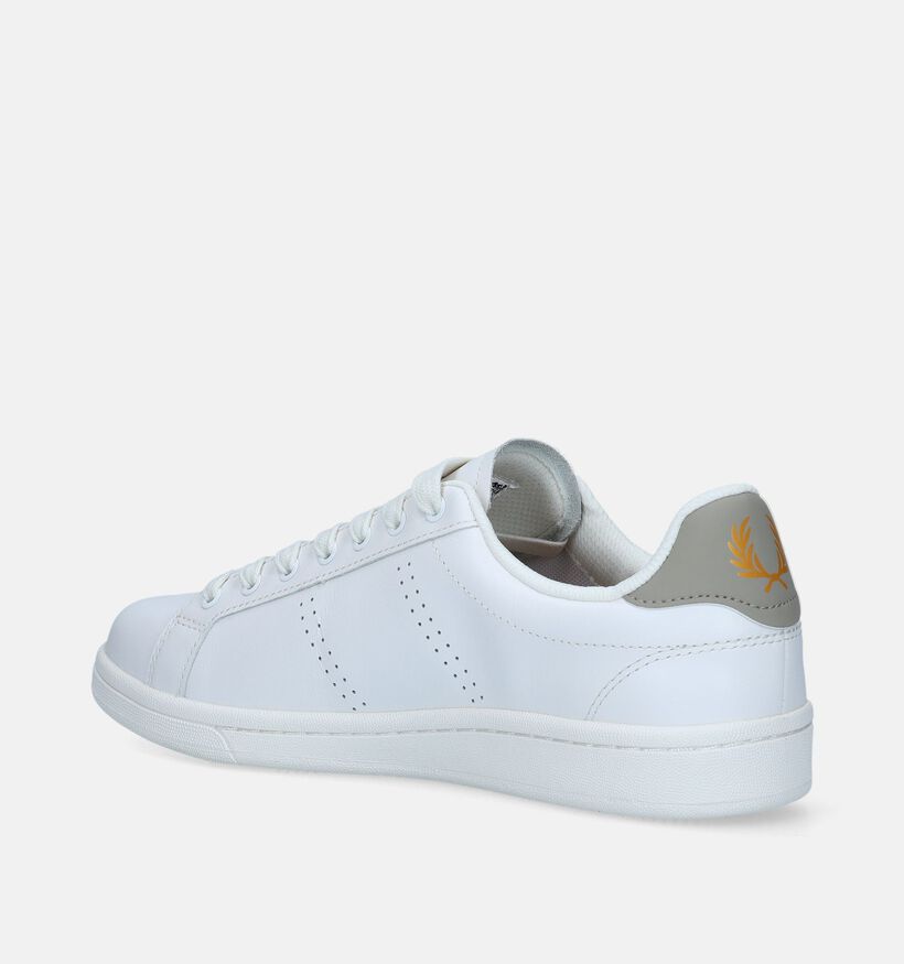 Fred Perry B721 Witte Veterschoenen voor heren (336282) - geschikt voor steunzolen