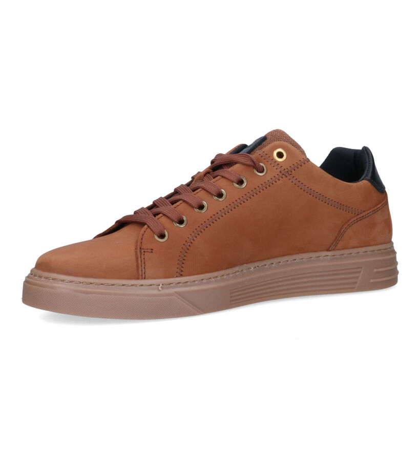 Bullboxer Chaussures à lacets en Cognac pour hommes (324944) - pour semelles orthopédiques